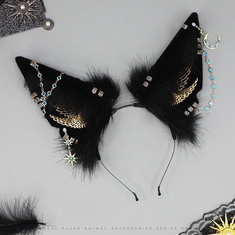 Wolf Jewelry & Watches Tampa Reviews - Anime Cosplay Headband Cartoon Wolf Ears