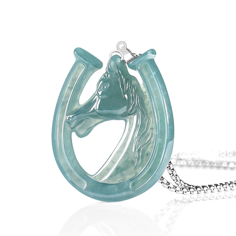 Jewelry & Watches Review - S925 Silver Natural Blue Water Jade