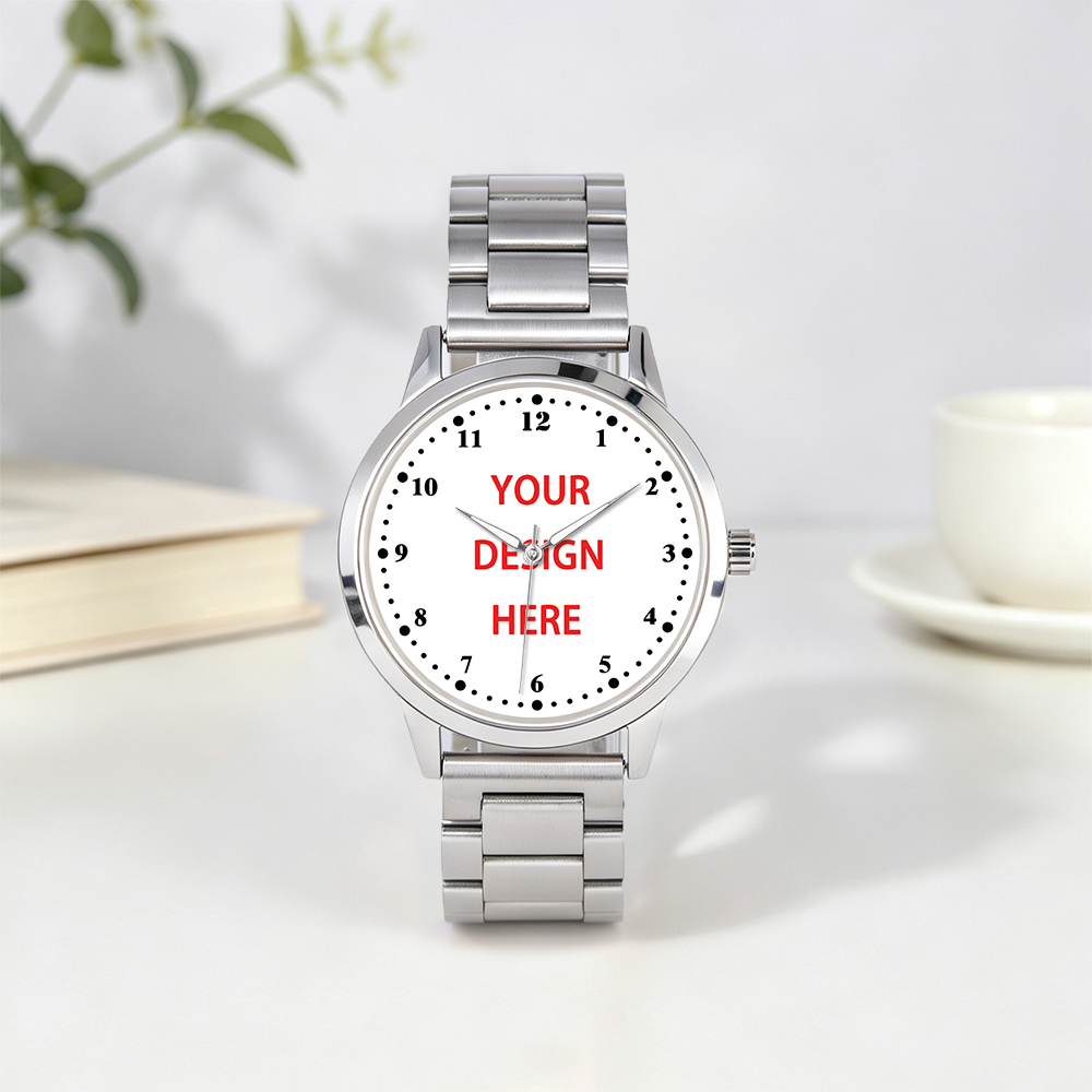 Leather Bracelet - 3ATM Waterproof Resistant Stainless Steel Watch