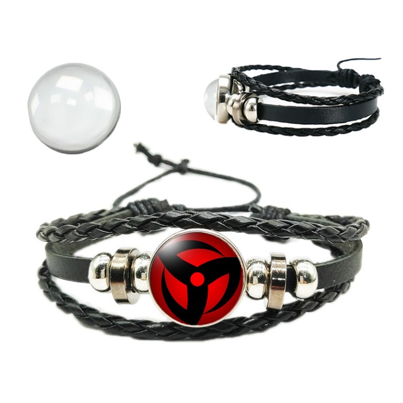 Anime Naruto Snap Weave Leathe - Leather Bracelet review and price