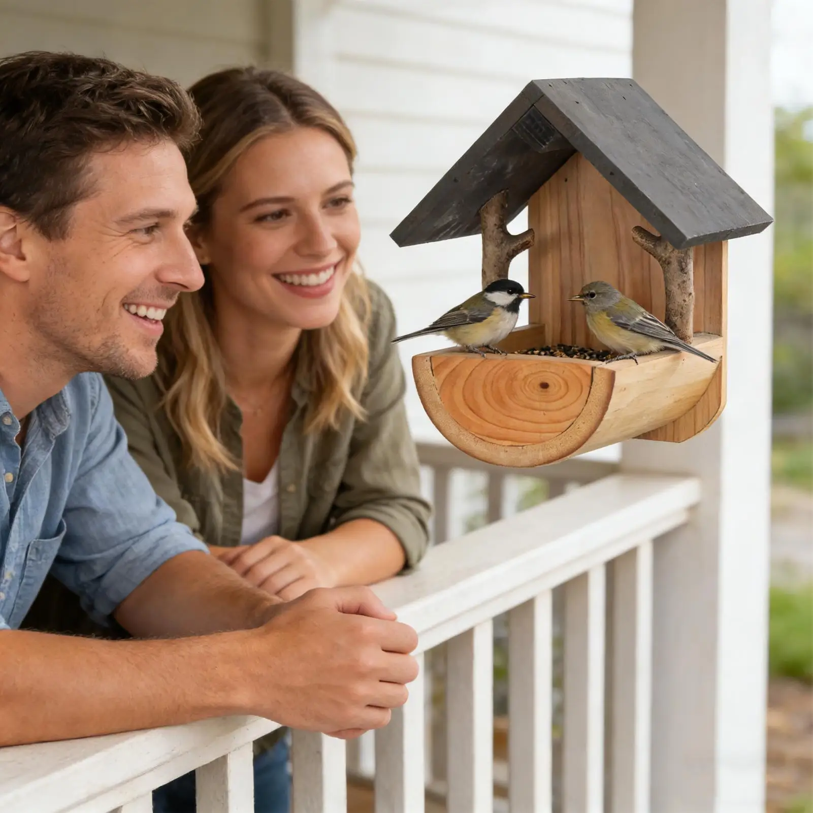 Wall Mount Wooden bird feeder  - Watches & Jewelry Repair Center Photos review and price