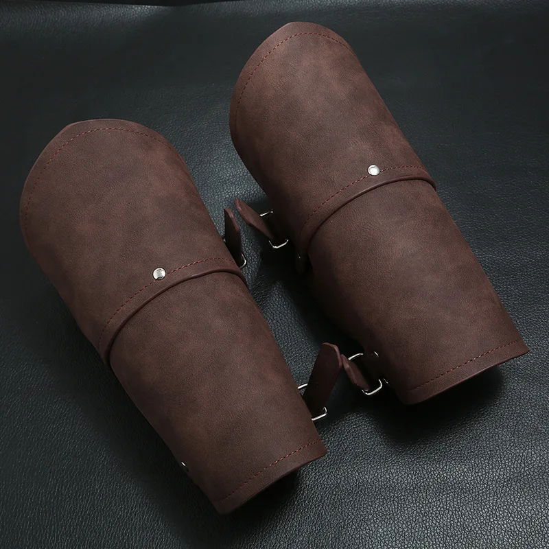Medieval Armor Gloves Wide Cuf - Leather Bracelet review and price