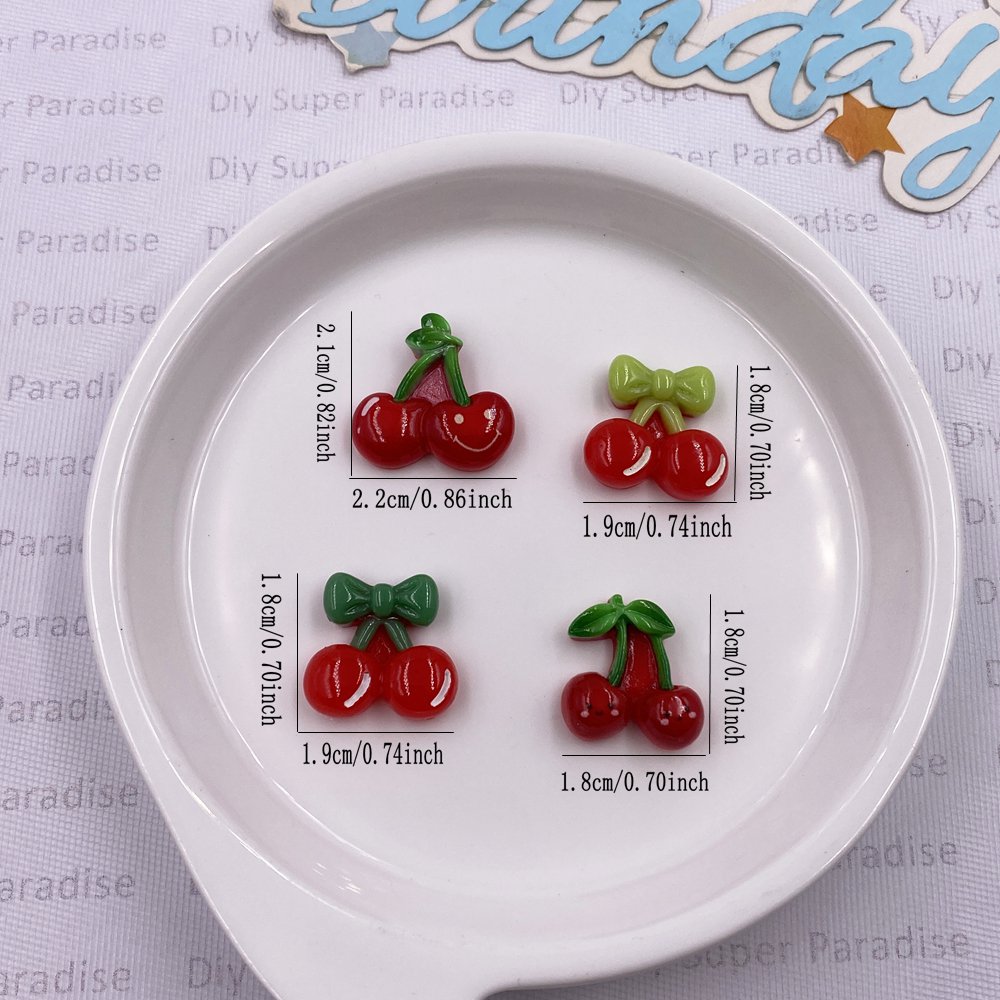16pcs Colorful Kawaii Cartoon  - Paradise Jewelry & Watches Llc Photos review and price