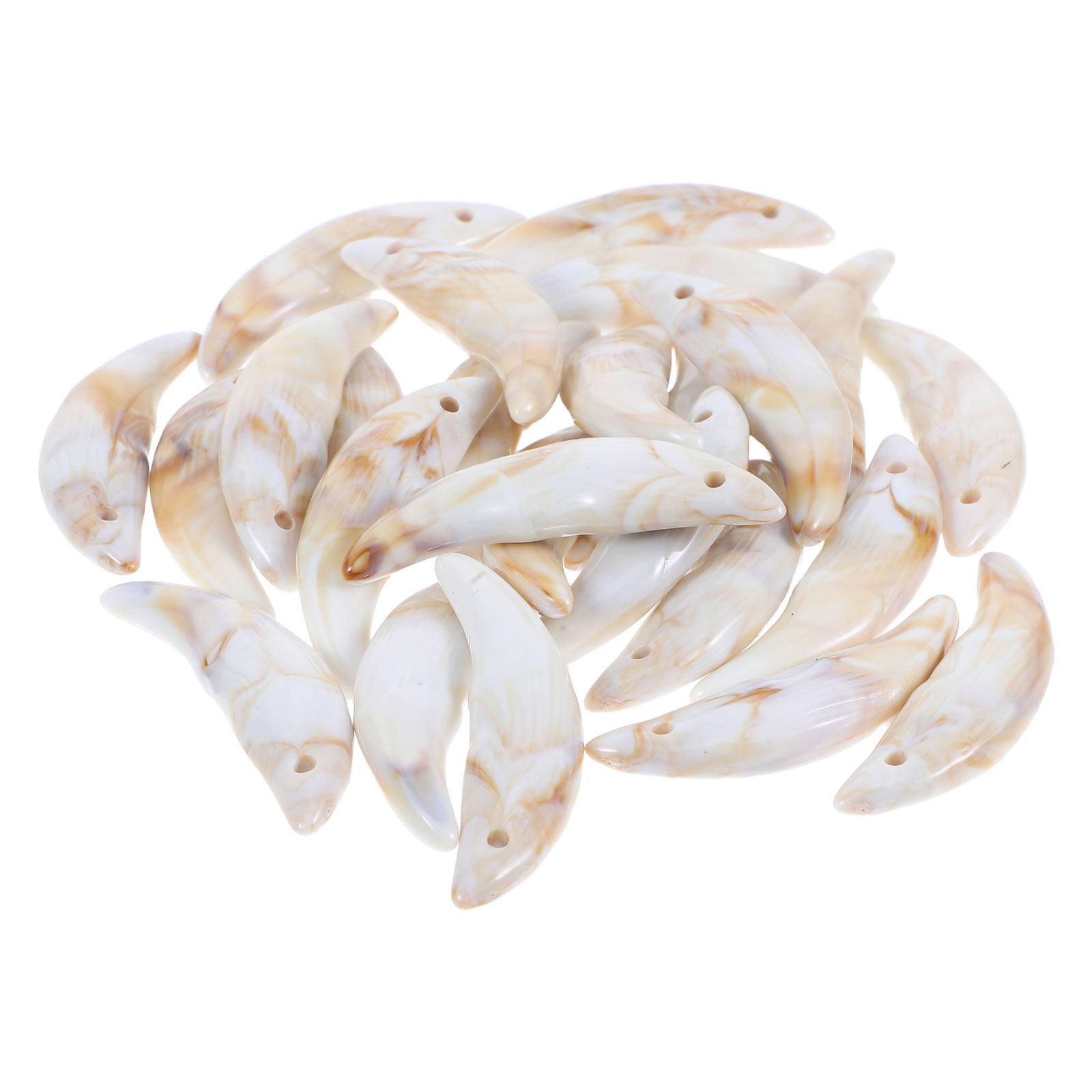 50Pcs Plastic Wolf Teeth Charm - Wolf Jewelry & Watches Tampa Reviews review and price