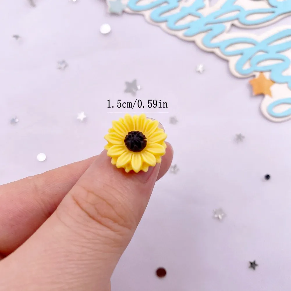 30Pcs Resin Colorful 15mm Sunf - Paradise Jewelry & Watches Llc Photos review and price