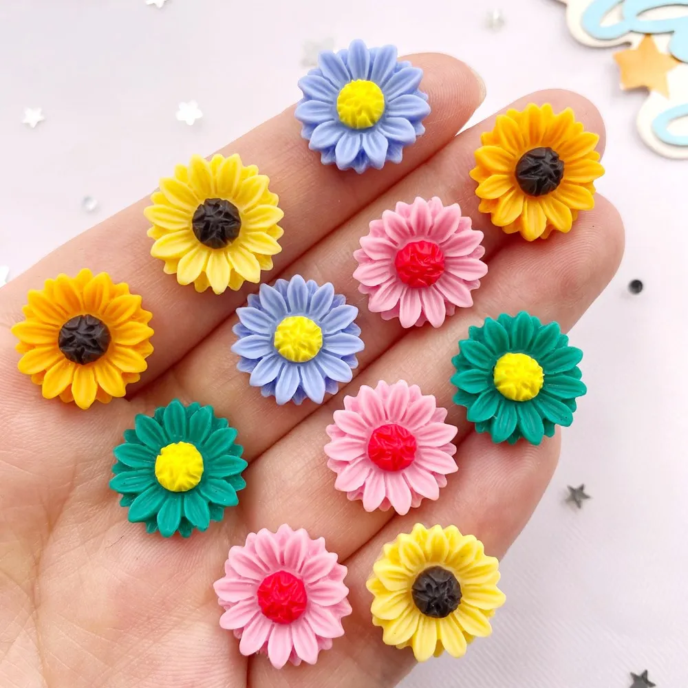 30Pcs Resin Colorful 15mm Sunf - Paradise Jewelry & Watches Llc Photos review and price