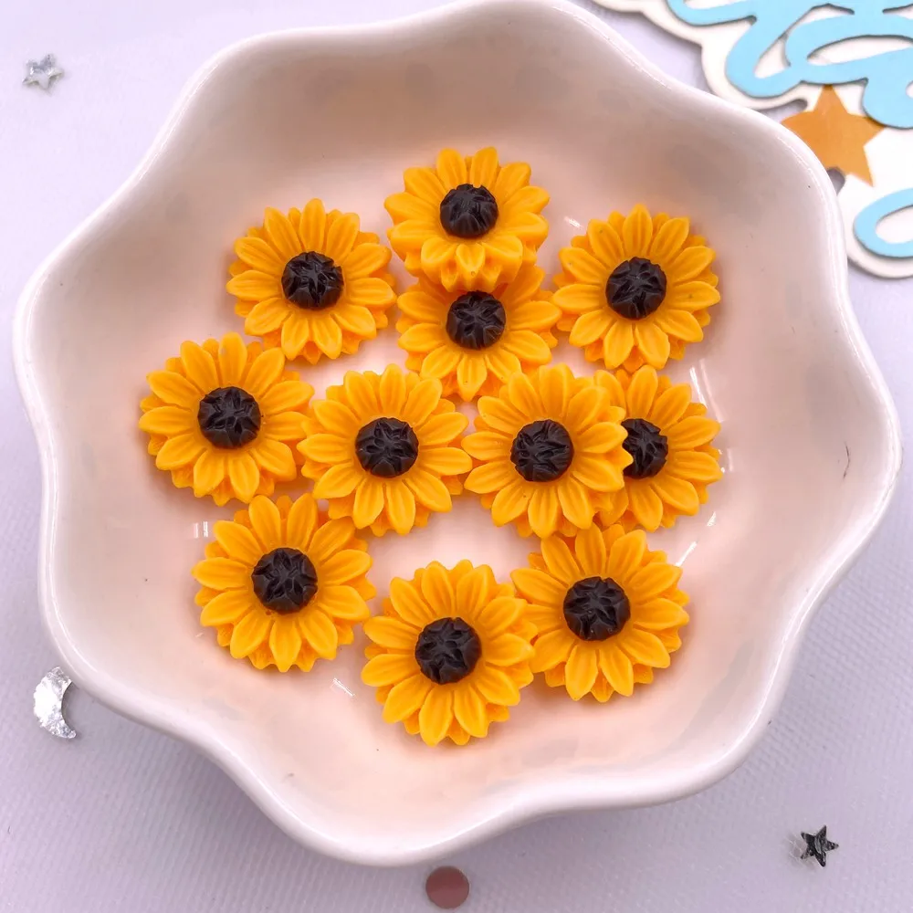 30Pcs Resin Colorful 15mm Sunf - Paradise Jewelry & Watches Llc Photos review and price