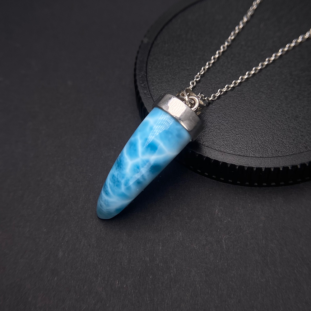 Trendy Natural Blue Larimar Pe - Wolf Jewelry & Watches Tampa Reviews review and price