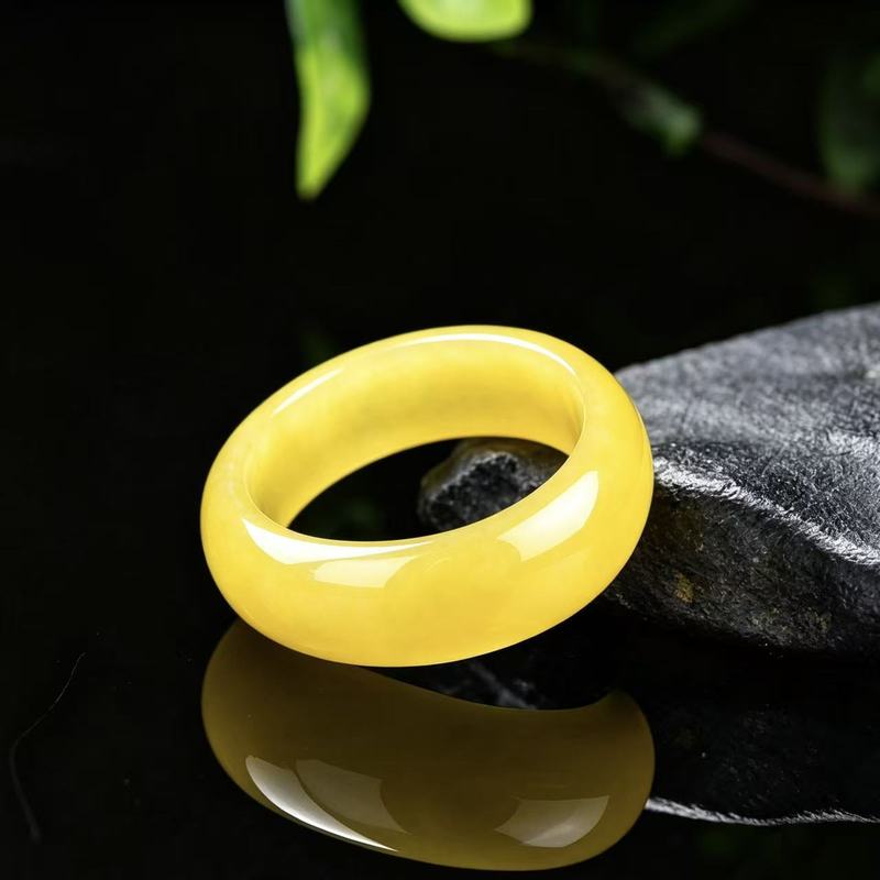 Genuine A-grade jadeite ring w - Jewelry & Watches Review review and price