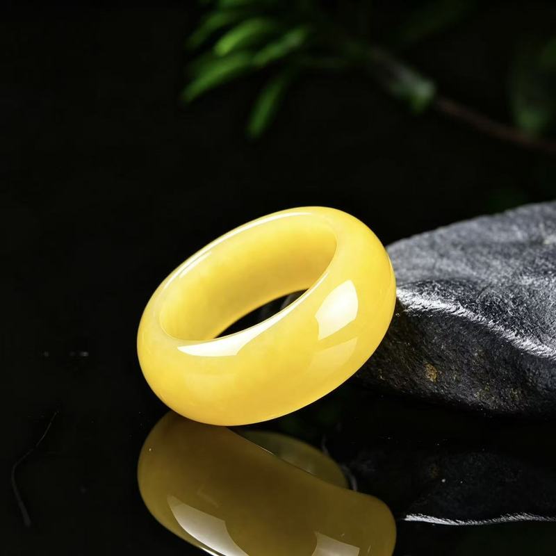 Genuine A-grade jadeite ring w - Jewelry & Watches Review review and price