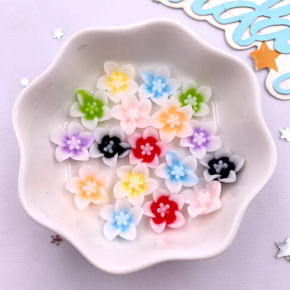 50pcs Resin 13mm Colorful 3D M - Paradise Jewelry & Watches Llc Photos review and price