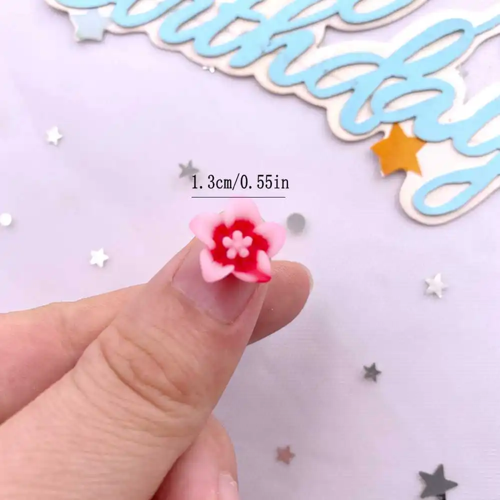 50pcs Resin 13mm Colorful 3D M - Paradise Jewelry & Watches Llc Photos review and price