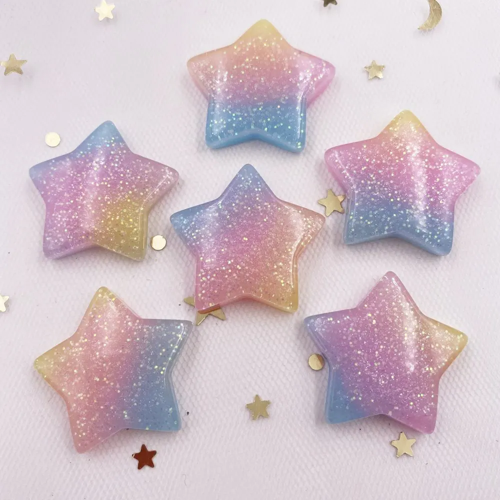 10PCS Glitter Kawaii Resin Col - Paradise Jewelry & Watches Llc Photos review and price
