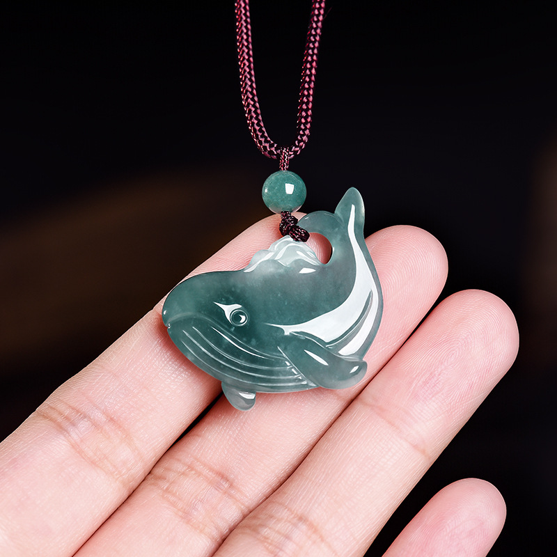 Natural Burmese Jadeite Whale  - Jewelry & Watches Review review and price