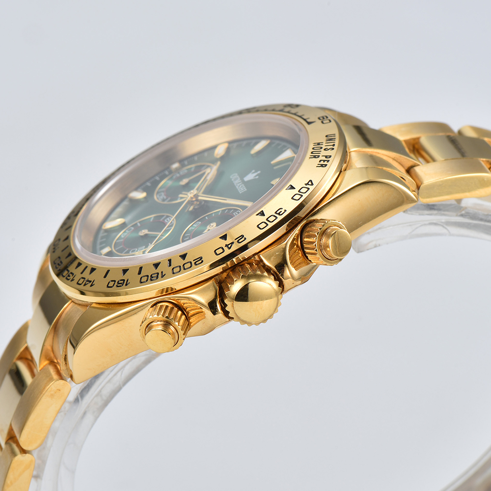 Customized 39mm VK63 Watch Men - Leather Bracelet review and price