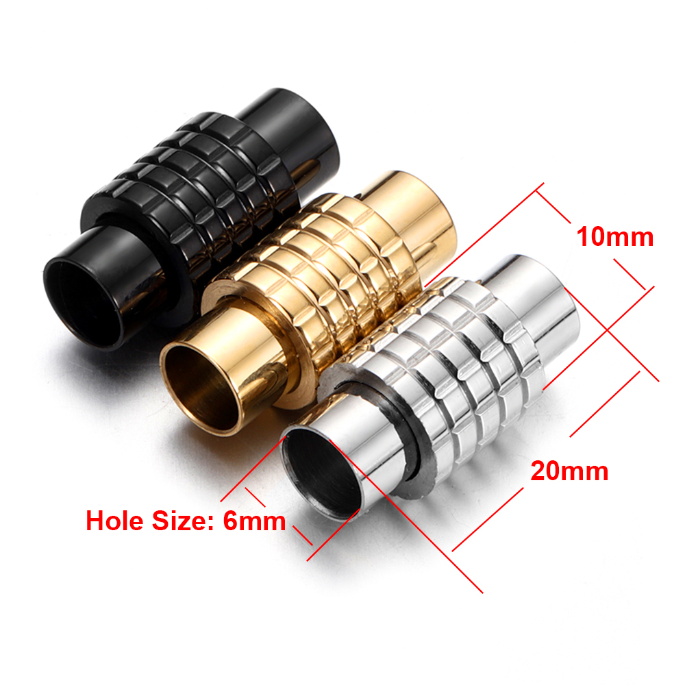 Stainless Steel Magnetic Clasp - Leather Bracelet review and price