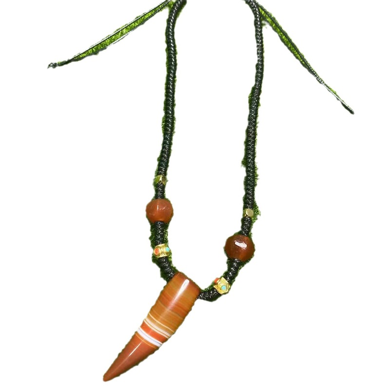 Braided Wolf Tooth Collarbone  - Wolf Jewelry & Watches Tampa Reviews review and price