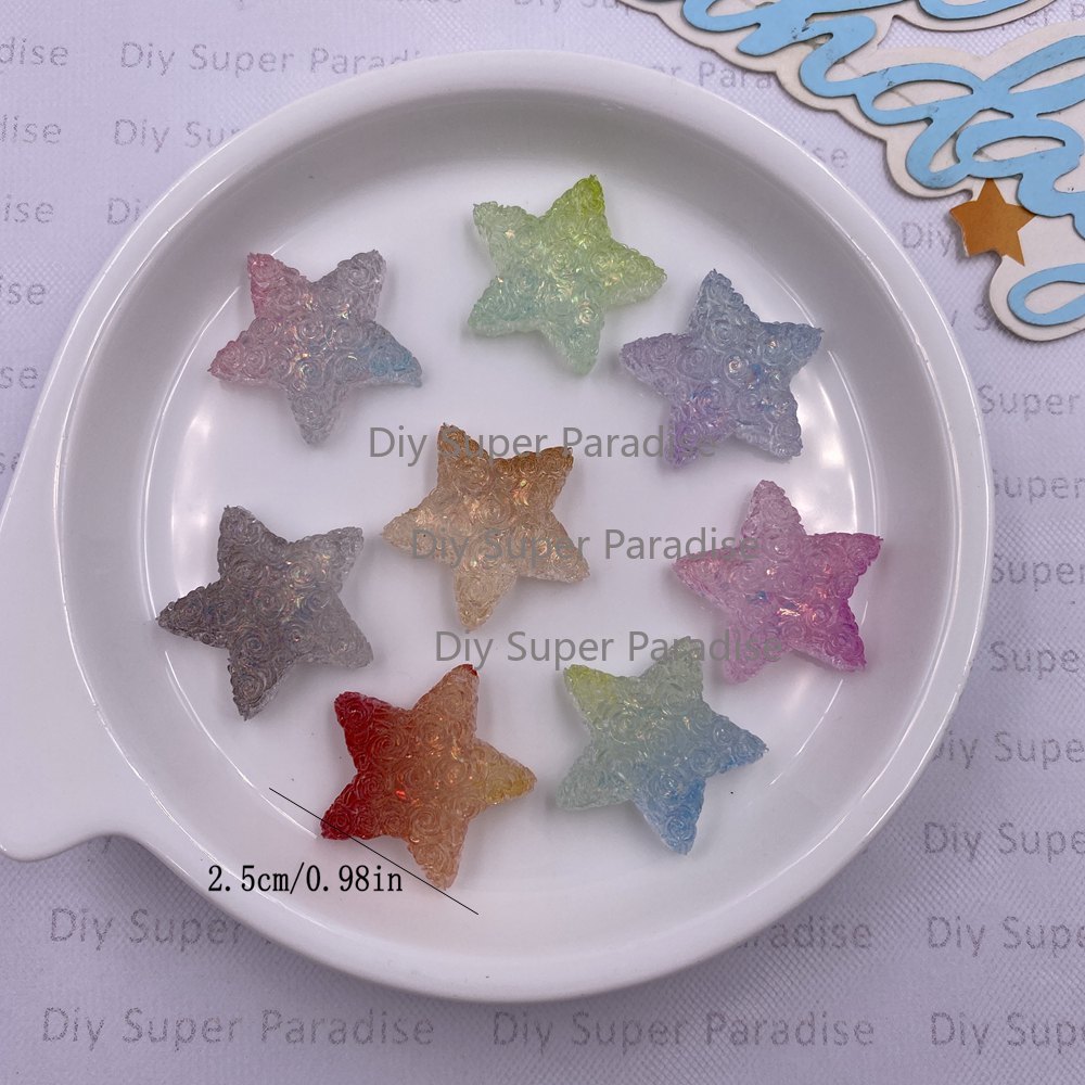 10PCS Resin Clear Candy Color  - Paradise Jewelry & Watches Llc Photos review and price