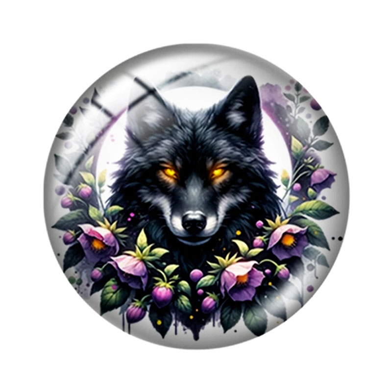 Watercolor Wolf  12/18/20/25mm - Wolf Jewelry & Watches Tampa Reviews review and price