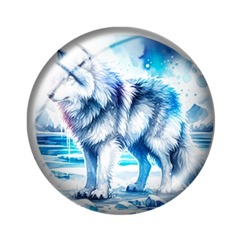 Watercolor Wolf  12/18/20/25mm - Wolf Jewelry & Watches Tampa Reviews review and price