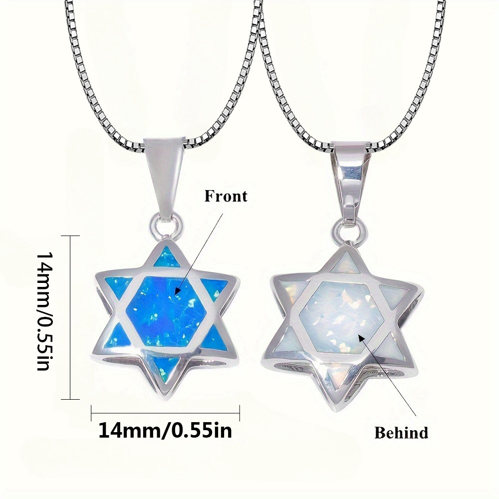 Star of David Opal Pendant Nec - Jewelry & Watches Review review and price