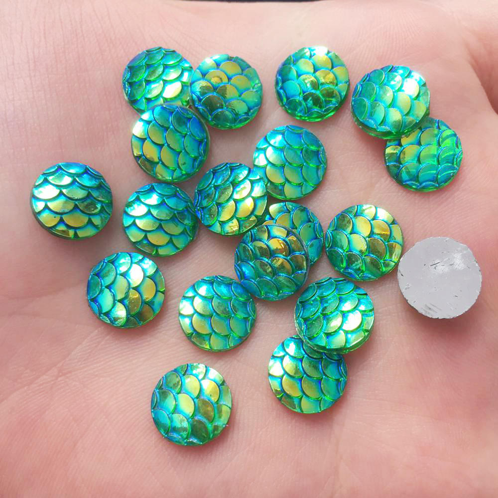 Shiny 100Pcs AB Resin 10mm Rou - Paradise Jewelry & Watches Llc Photos review and price