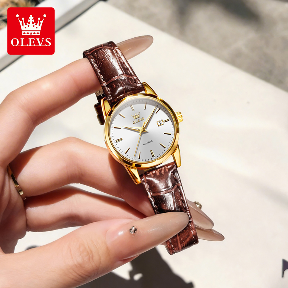OLEVS 6898 Women Watch Origina - Leather Bracelet review and price
